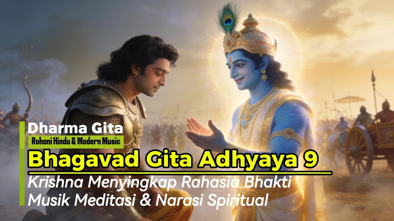 Bhagavad Gita Adhyaya 9—Raja Vidya Raja Guhya Yoga  Rahasia Tertinggi Jalan Pembebasan | Dharma Gita