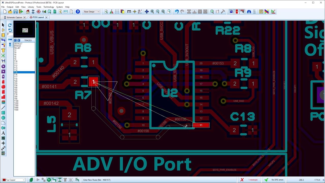 Proteus Manual PCB Routing