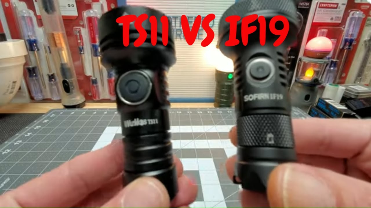 WURKKOS TS11 VS SOFIRN IF19 RUN TIME TEST AND OUTDOOR BEAM SHOTS