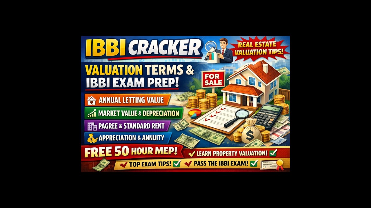 Terms used in Valuation of Real Estate | TERMS AND PHRESES USED IN VALUATION | Part 01 | Crack IBBI