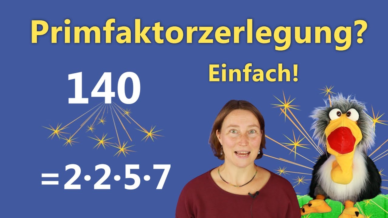 Primfaktorzerlegung einfach erklärt! Nachhilfe für die 5. und 6. Klasse I Bosko lernt Mathe