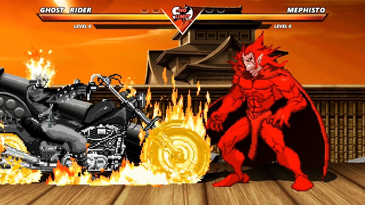 GHOST RIDER vs MEPHISTO - Highest Level Awesome Fight!