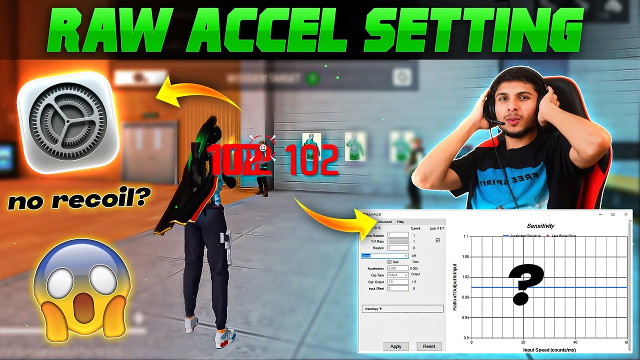 Achieve Perfect Accuracy with This Raw Accel Headshot Setting 🎯🖱 | Raw Accel Setting
