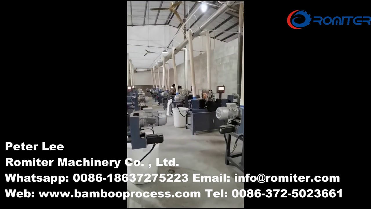 Automatic Drinking Bamboo Straw Production Line Factory Visit