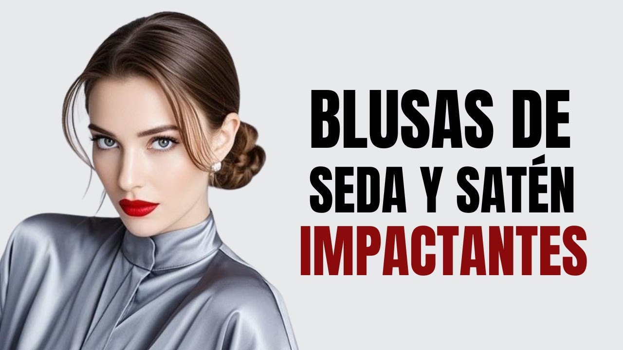 5 Blusas Satinadas y de Seda que Lucen Impactantes!