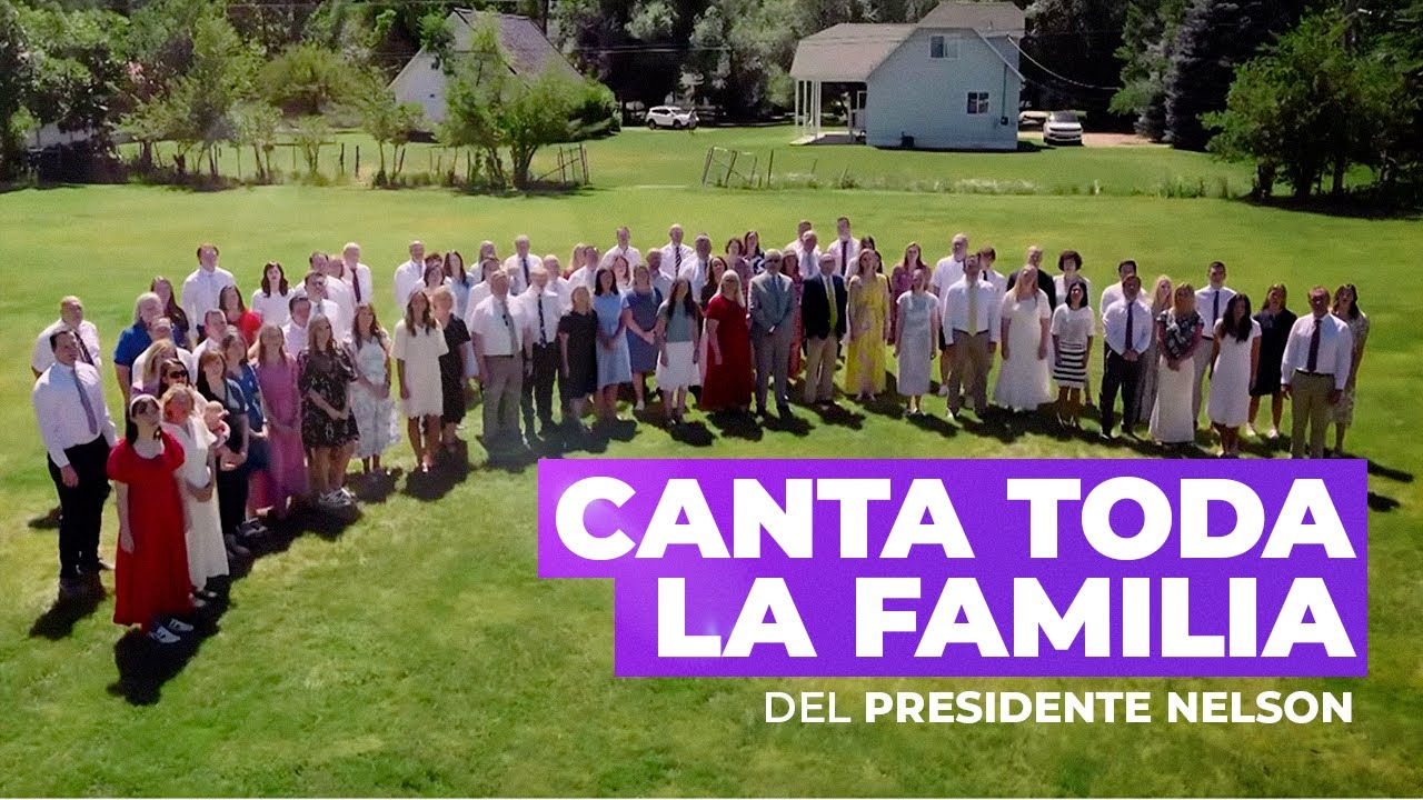 Toda la familia del presidente Nelson presenta una canción