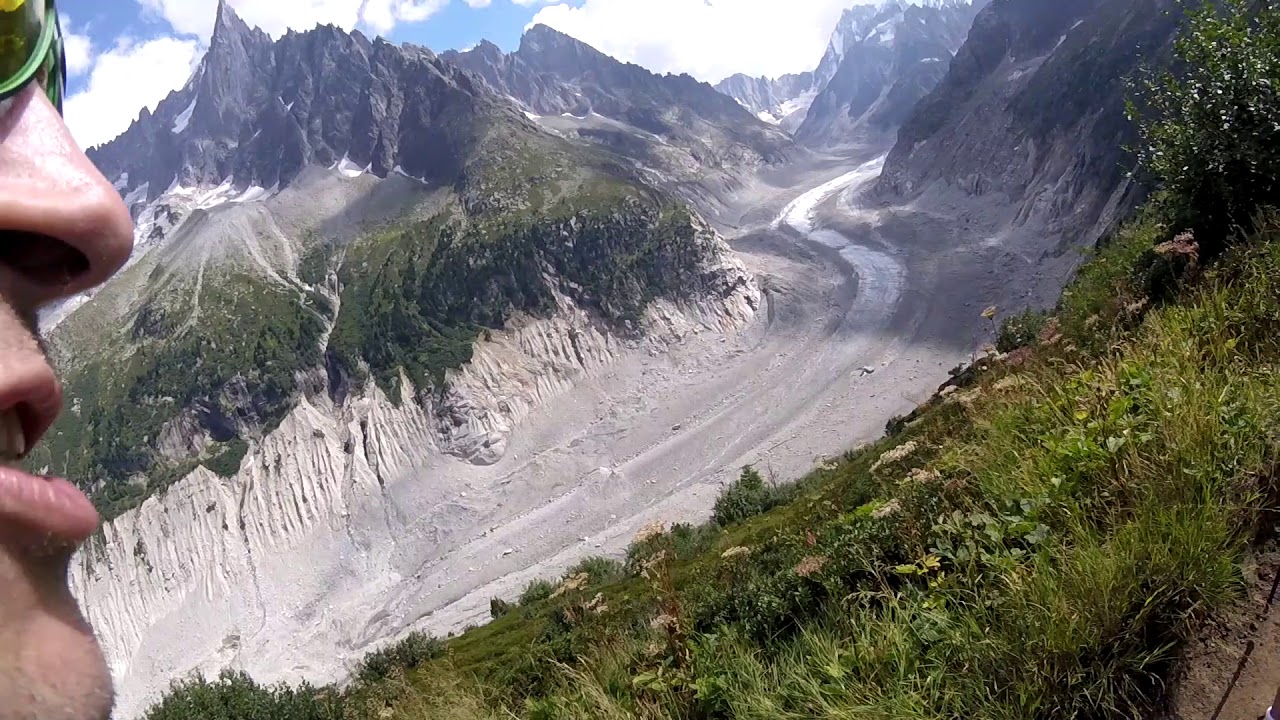Montenvers   Signal de Forbes   Grotte de glace Août 2018