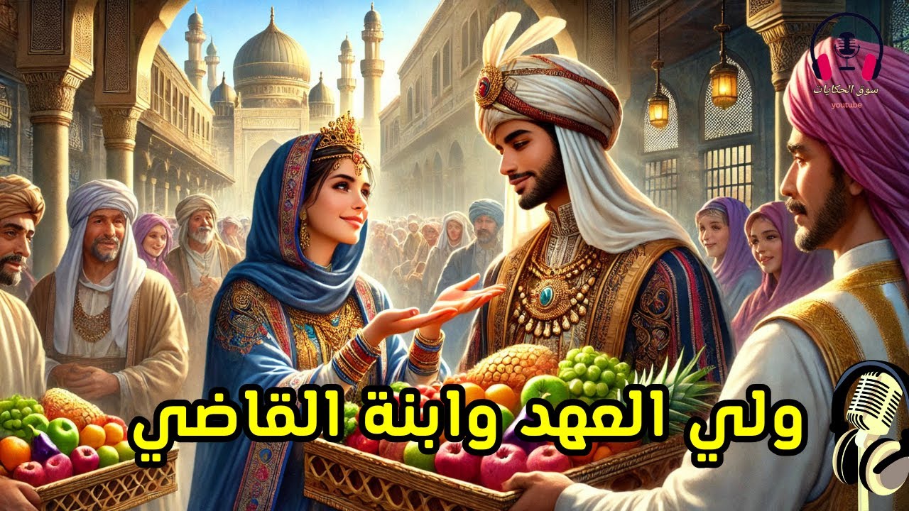 قصة ولي العهد وابنة القاضي، من القصص المشوقة قبل النوم، ضع السماعات واستمع، سوق الحكايات والقصص