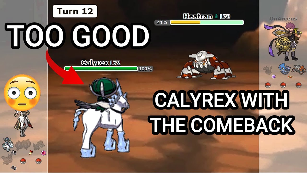 Calyrex-Ice With The Comeback! (Pokemon Showdown Random Battles) (High Ladder)