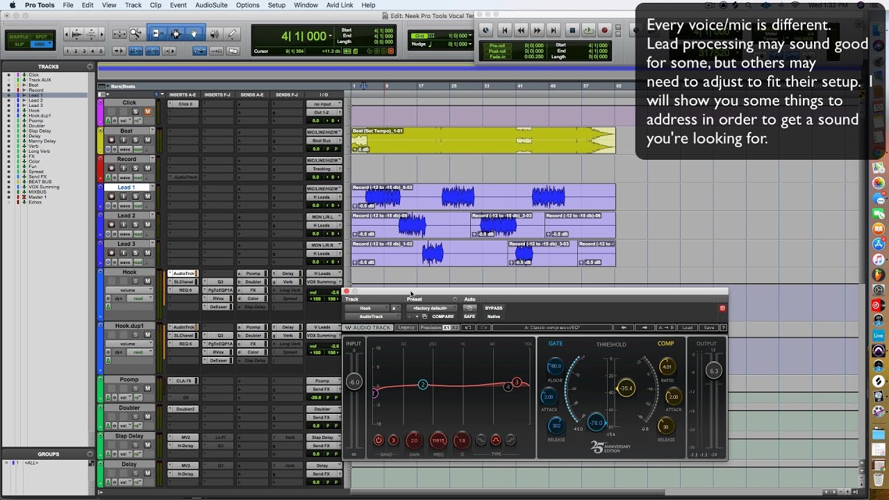 Neek's Vocal Template Explained (Pro Tools/Waves)