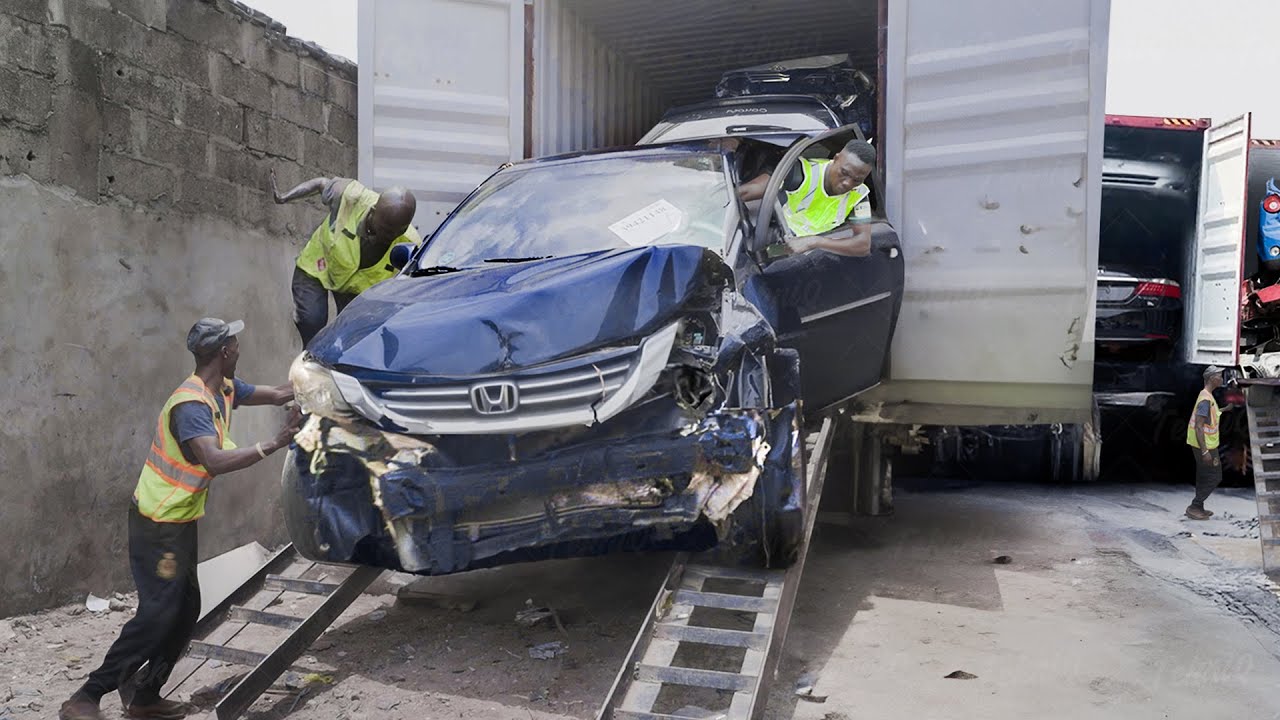 Extreme Way Nigeria Unloads Millions of Imported Broken Cars