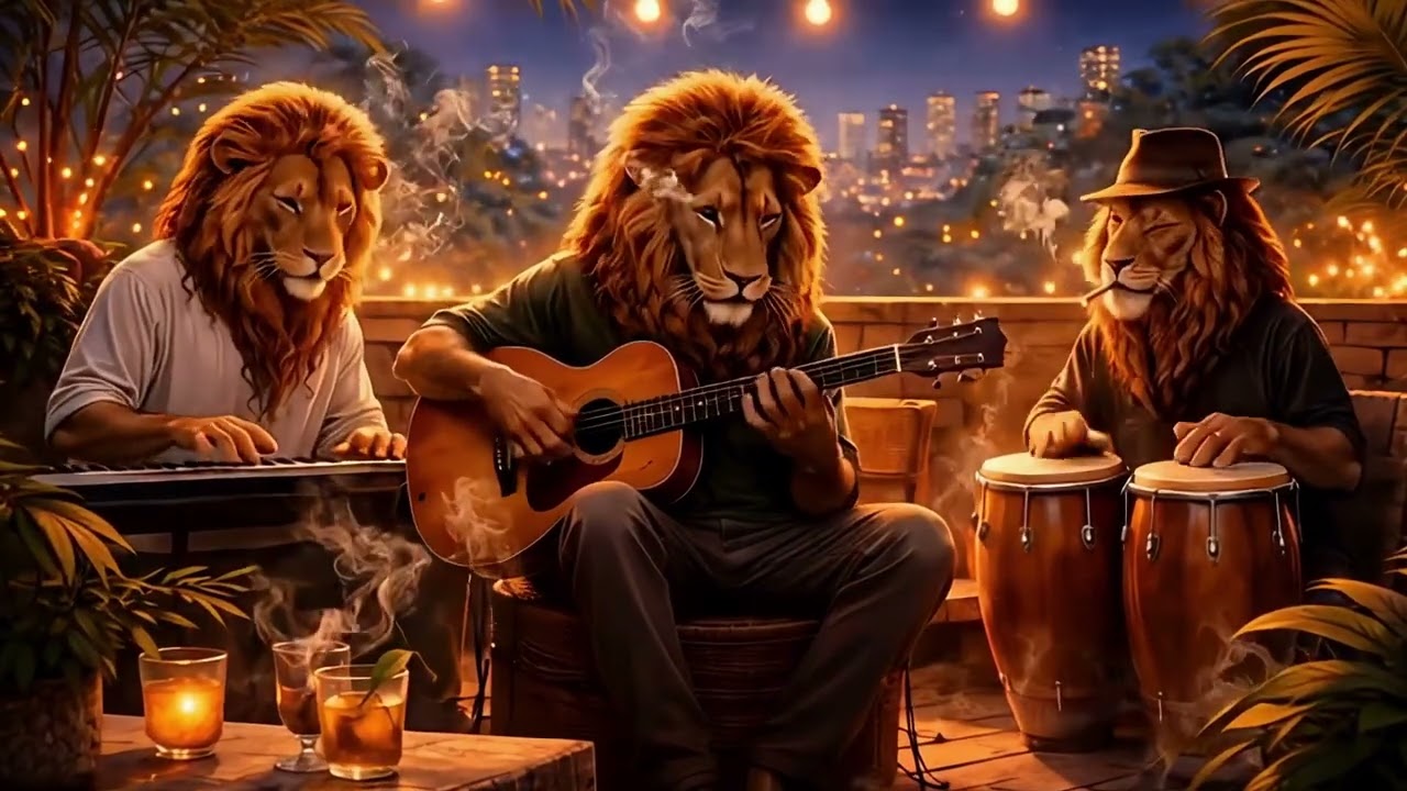Lion Roots Lounge Vol. 4 🦁🔥 Rooftop Reggae Jam Session | Chill Dub & Roots Instrumental Mix