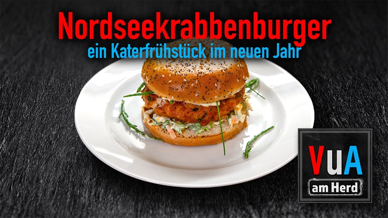 Nordseekrabbenburger - Verkocht und Abgedreht am Herd