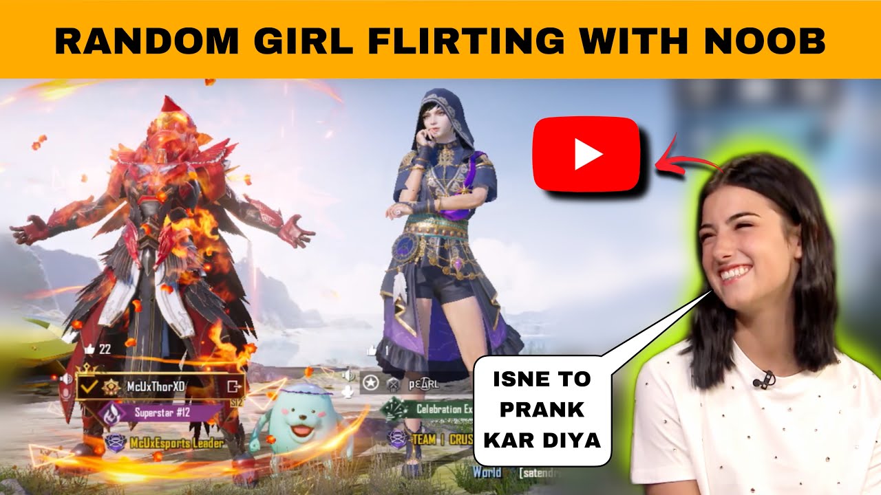 BEST NOOB PRANK WITH A CUTE GIRL IN🥰 | SHE GOT SHOCKED AFTER SEEING MY YOUTUBE CHANNEL😂