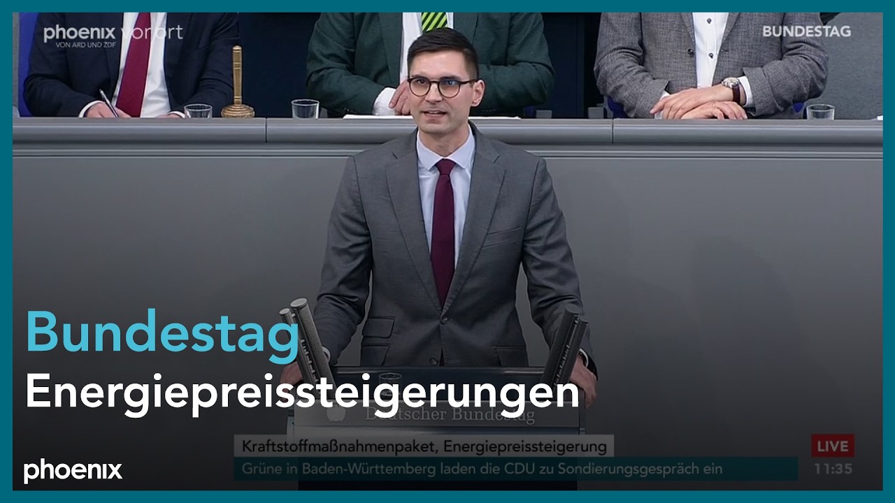 Bundestagsdebatte zum Kraftstoffma&szlig;nahmenpaket, Energiepreissteigerungen am 19.03.26