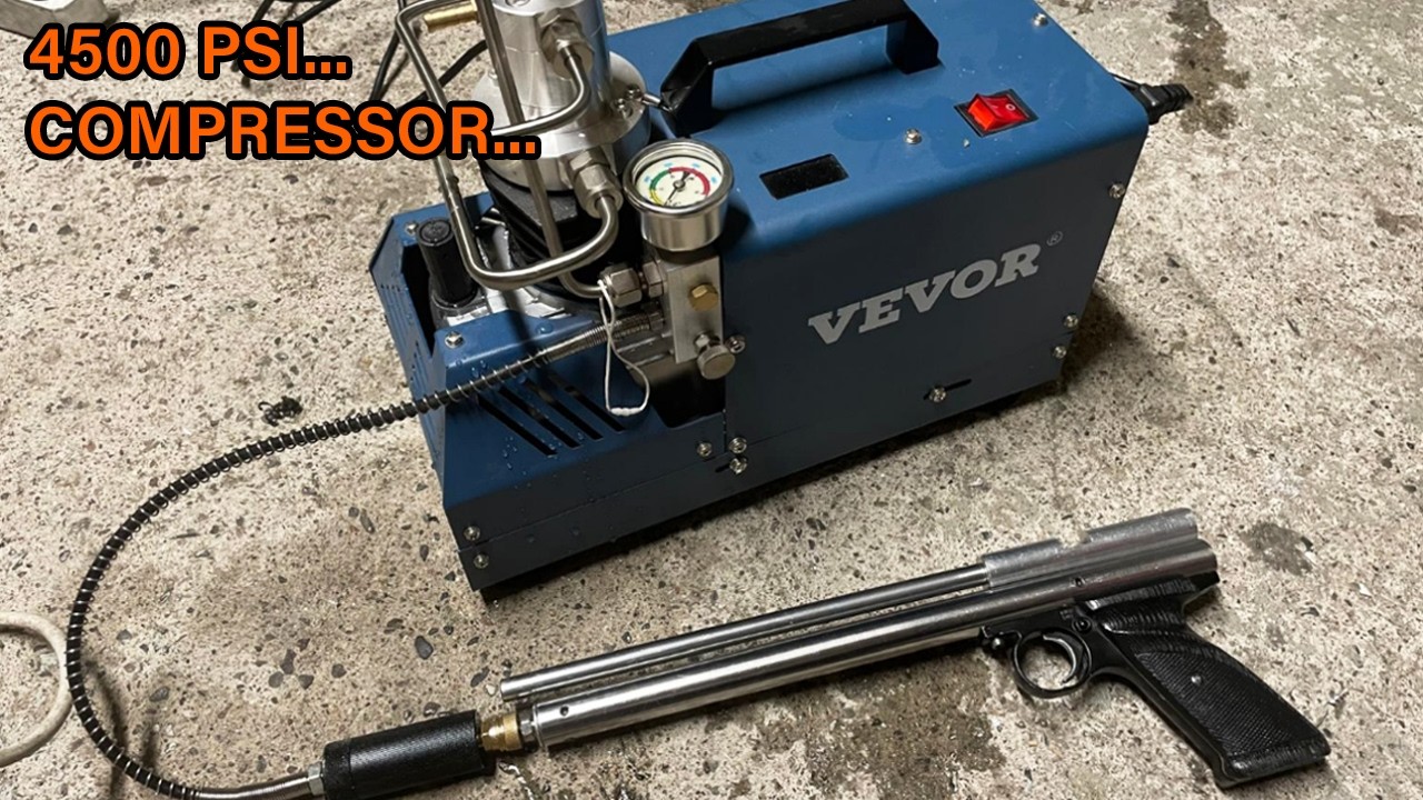 Vevor 4500 PSI Compressor, 1800W and Water Cooling