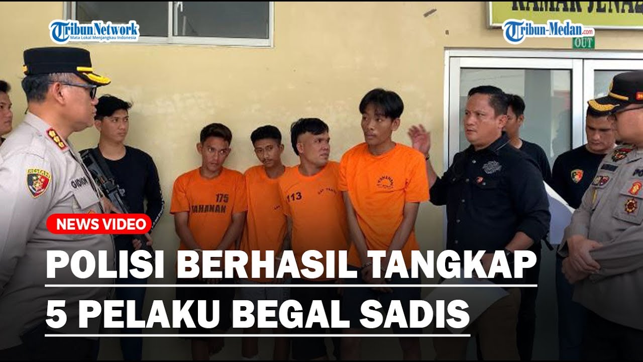 5 ORANG BEGAL SADIS Ditangkap, 1 Diantaranya Ditembak Mati dan 3 Lagi Dihadiahi Timah Panas
