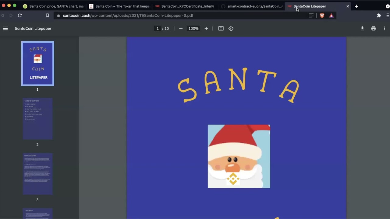 Santa Coin Cryptocurrency Review