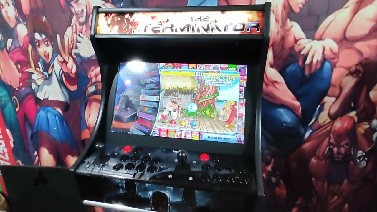 Fliperama Bartop de Parede Terminator