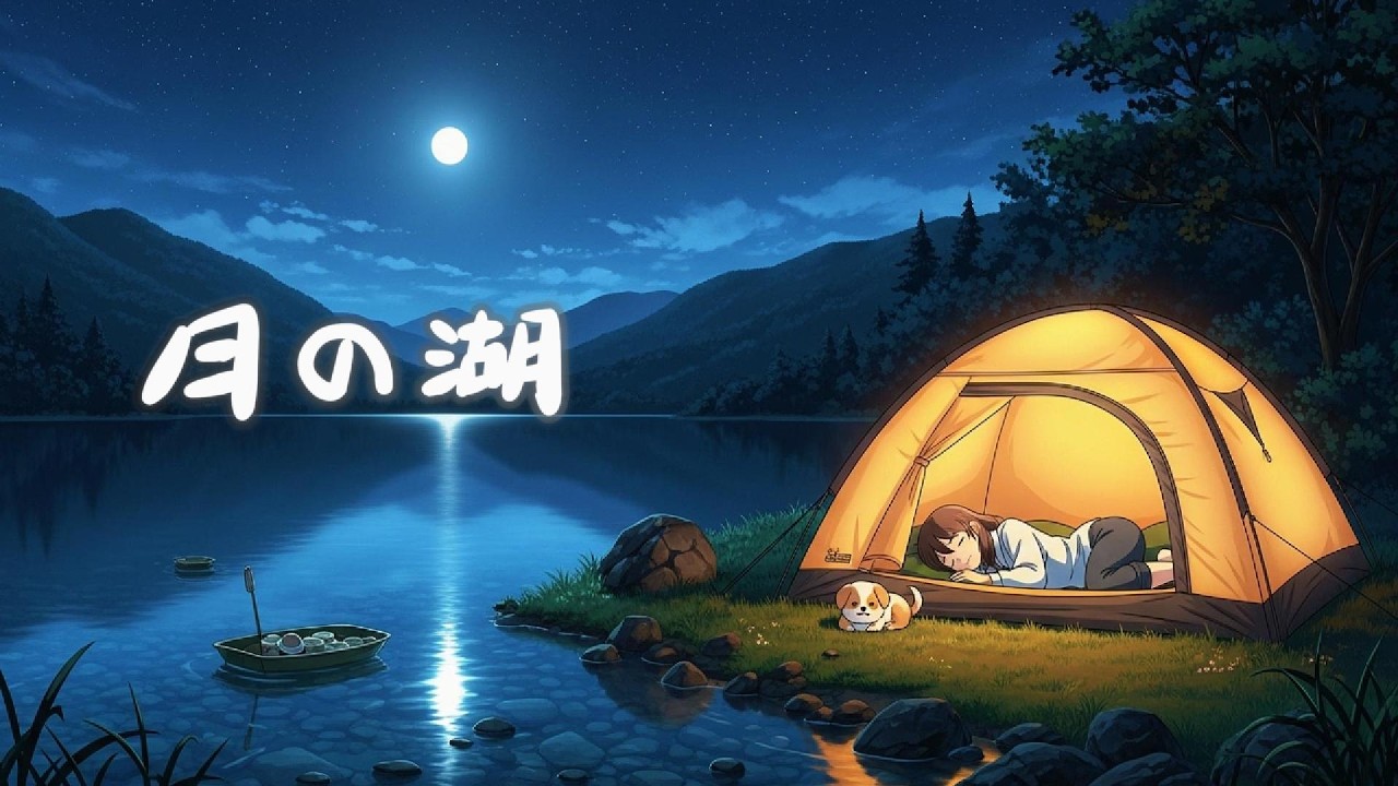 Quiet Lake Moonlight 🌙 Deep Sleep Piano Music (7 Hours) | 静かな夜・安眠ピアノ