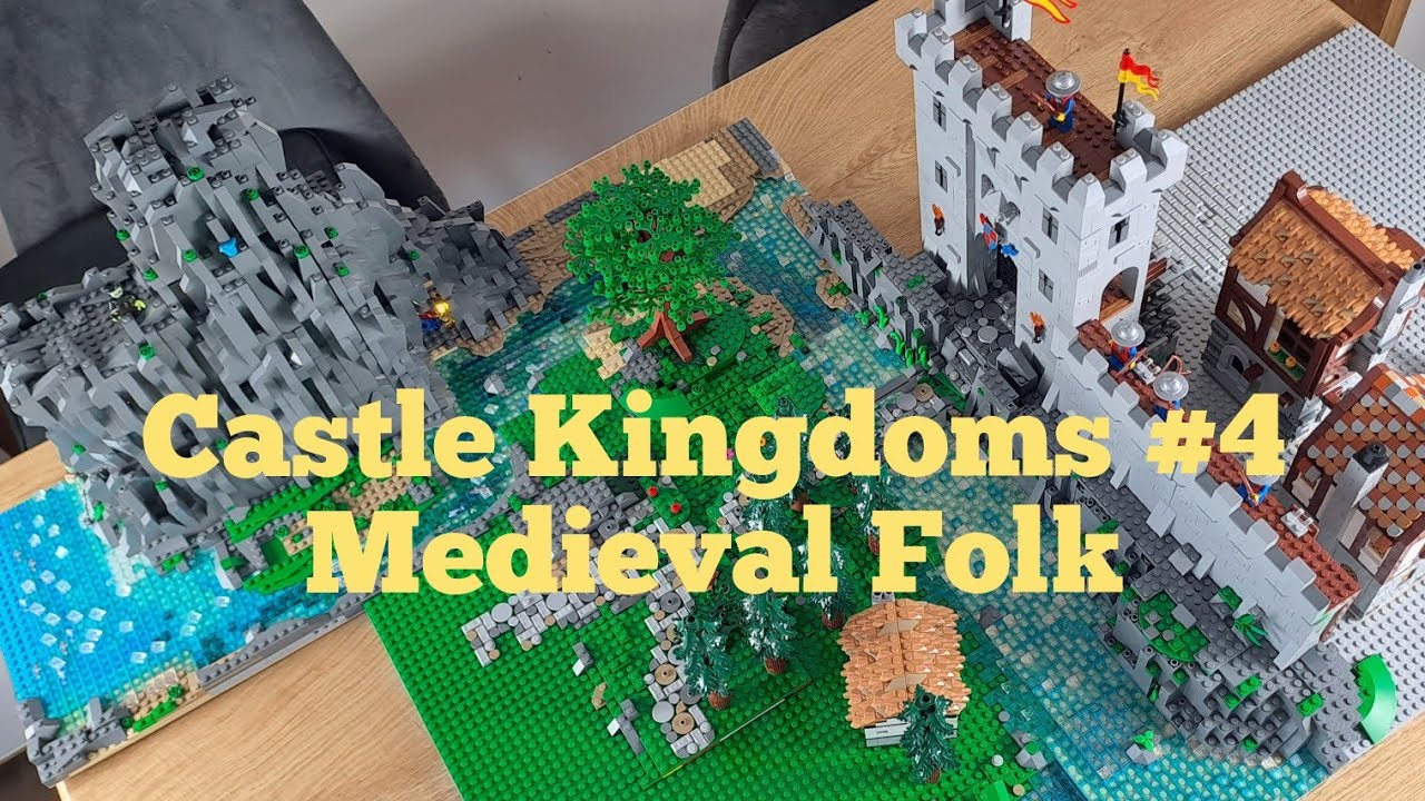 Buduje średniowieczną dioramę dla LEGO rycerzy - Castle Kingdoms MOC odc.4