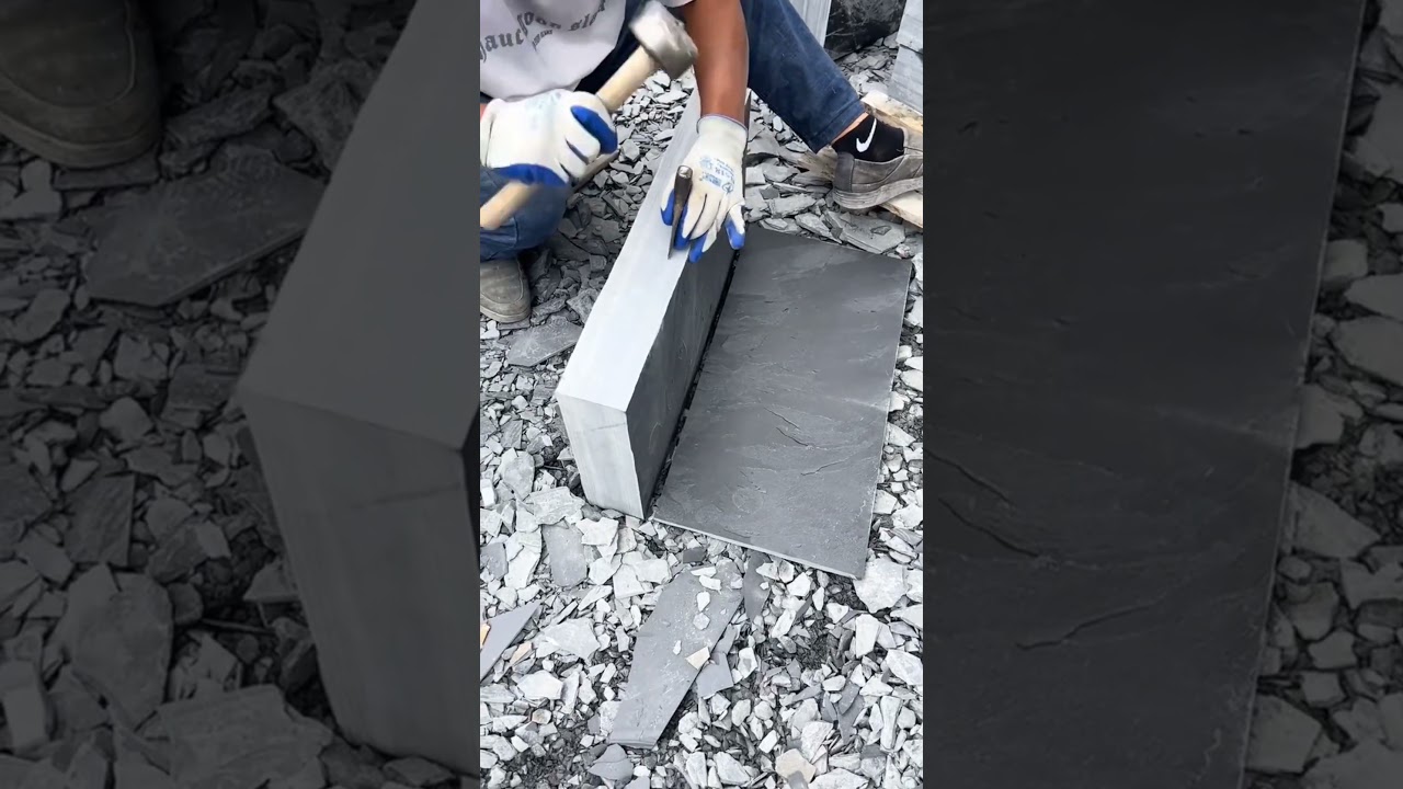 🪨 Technique of Carving Stone into Floor Tiles