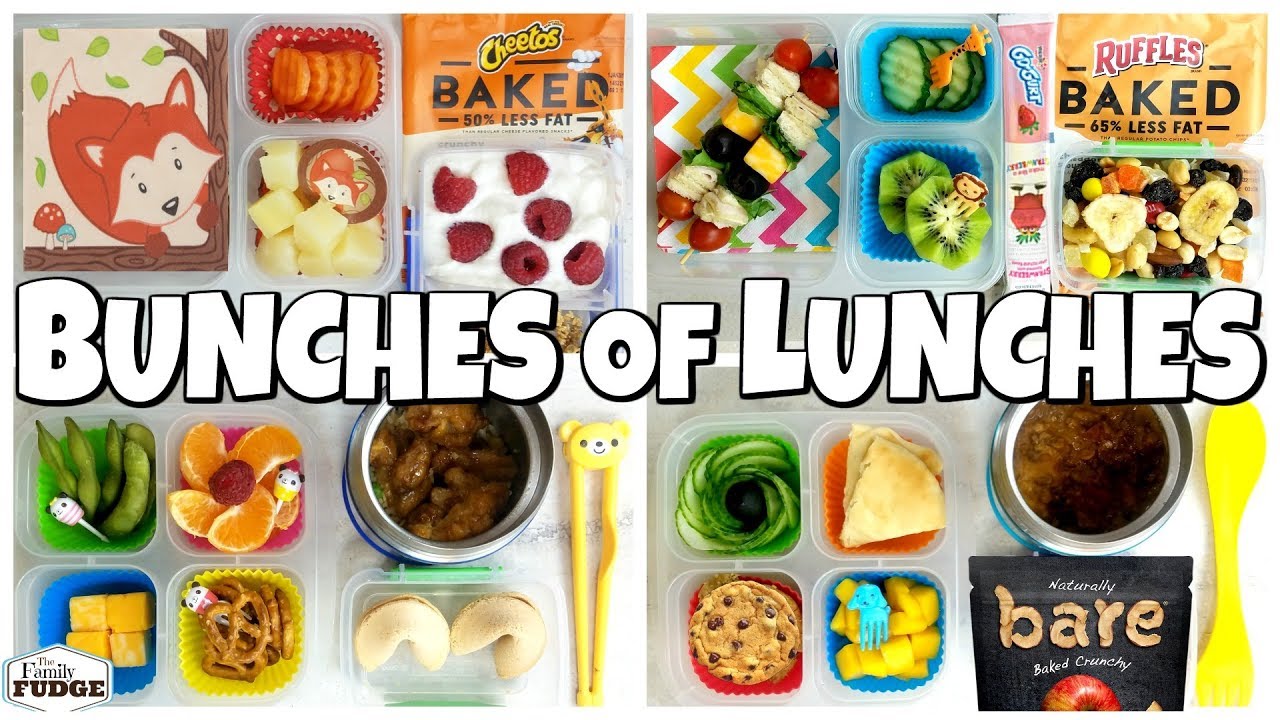 HOT LUNCHES and FUN SANDWICHES!🍎 School Lunch Ideas for KIDS