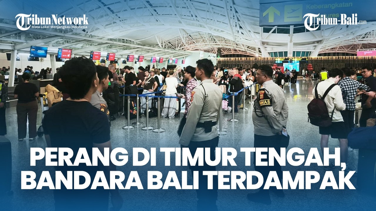 Perang di Timur Tengah Memanas, Penumpang Bandara Ngurah Rai Terdampak, Polres Tingkatkan Keamanan