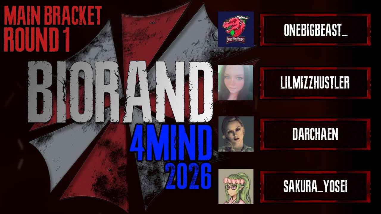 Biorand4Mind2026 Round 1 - Race 7  @OneBigBeast  v @lilmizzhustler  v Darchaen v sakura_yosei
