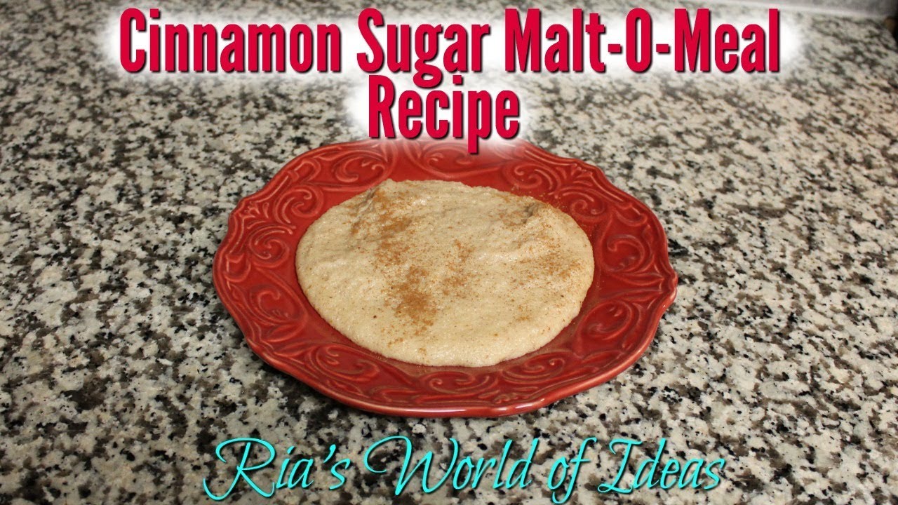 CINNAMON SUGAR MALT-O-MEAL RECIPE | MOM HACK | EASY RECIPE | BREAKFAST IDEAS