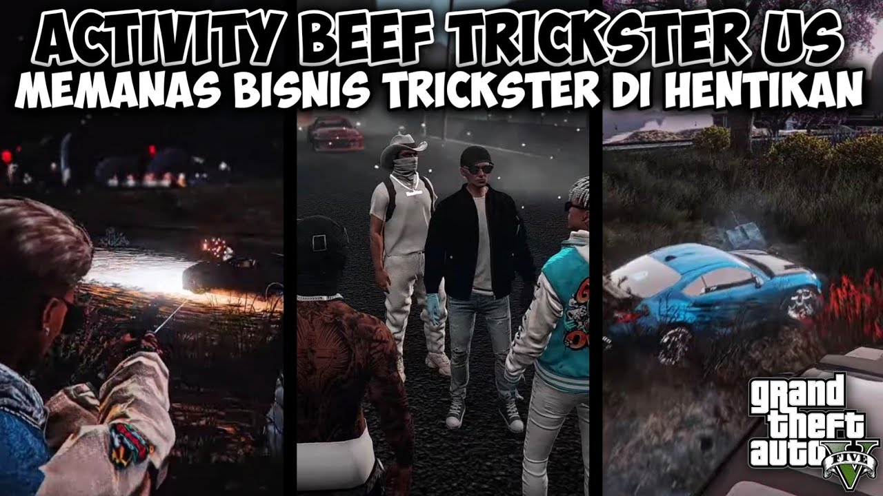 ACTIVITY BEEF TRICKSTER US! JALANAN TERUS MEMANAS DAN BISNIS TERHENTI | GTA V ROLEPLAY