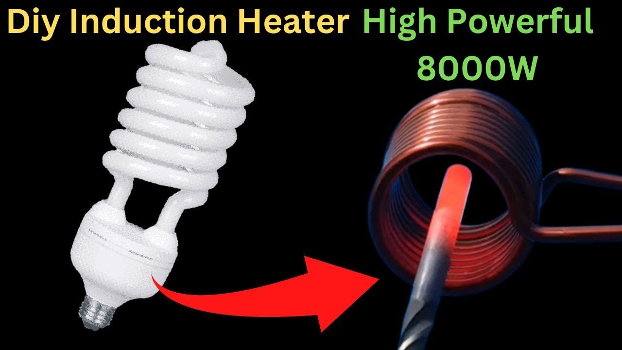 This Simple Trick Turns Old CFL Lamps Into Awesome Induction Heaters