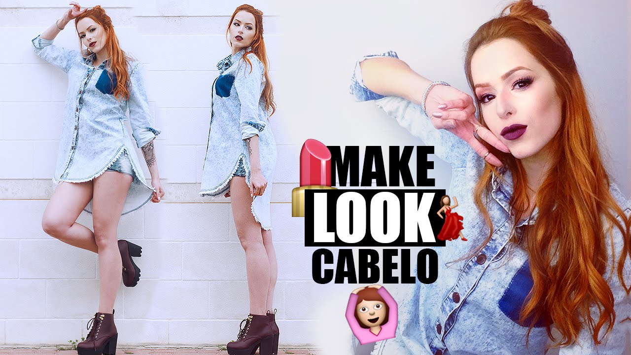 ARRUME-SE COMIGO! Look, make, cabelo ♥