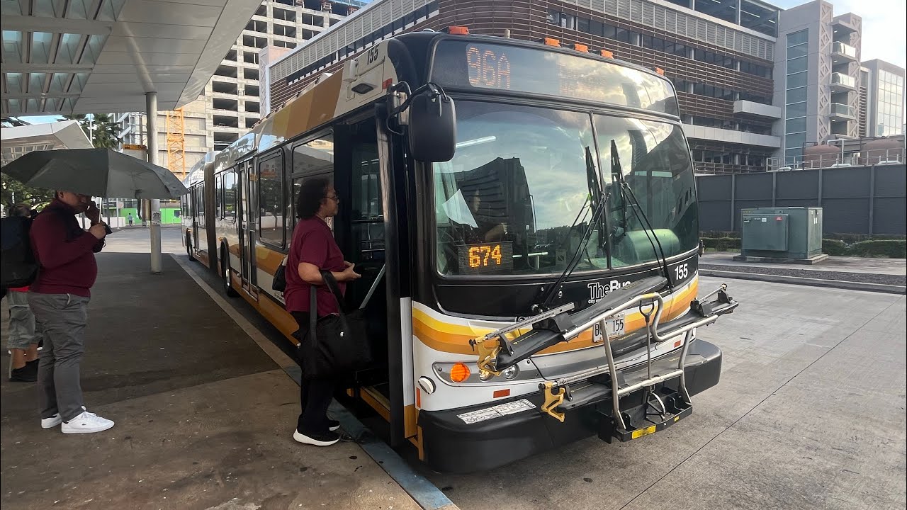 TheBus Honolulu Bus 155 Route 96A Express! WAIKELE (Part 1)
