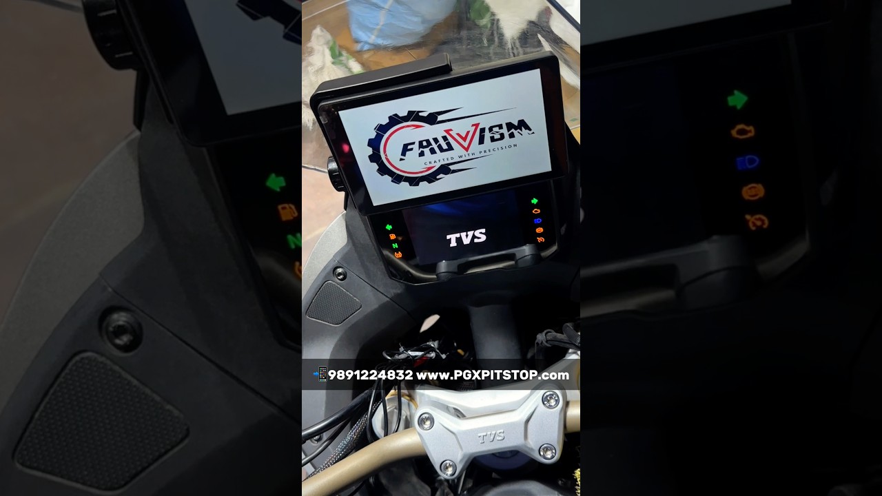 Fauvism detachable Navigation Screens for Motorcycle 