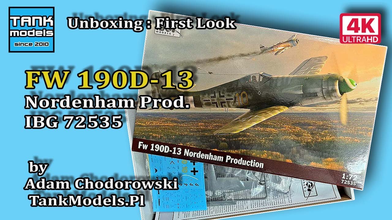 Unboxing #142 - FW-190D Prototype Nordenham Product - IBG 72535