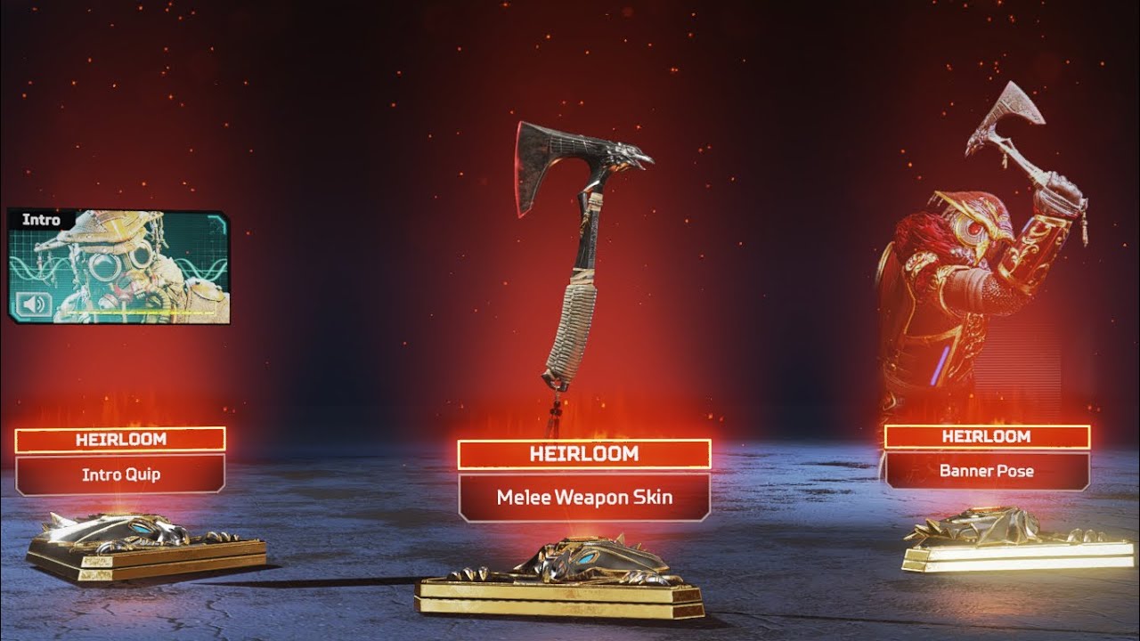 I FINALLY GOT BLOOUDHOUNDS HEIRLOOM IN APEX LEGENDS.  *100 PACK OPENING*