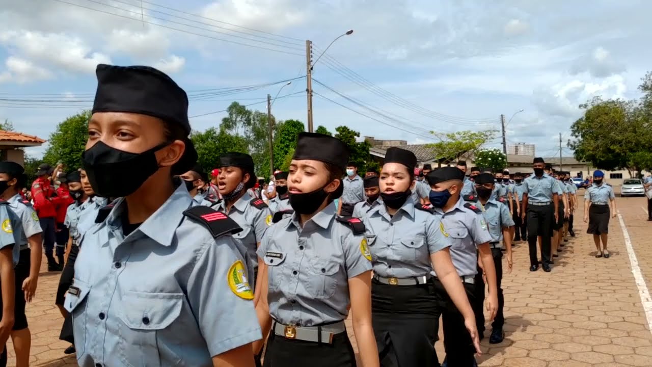 COLÉGIO MILITAR JHC 2021 - INCORPORAÇÃO DOS ALUNOS - ARAGUAÍNA/TO
