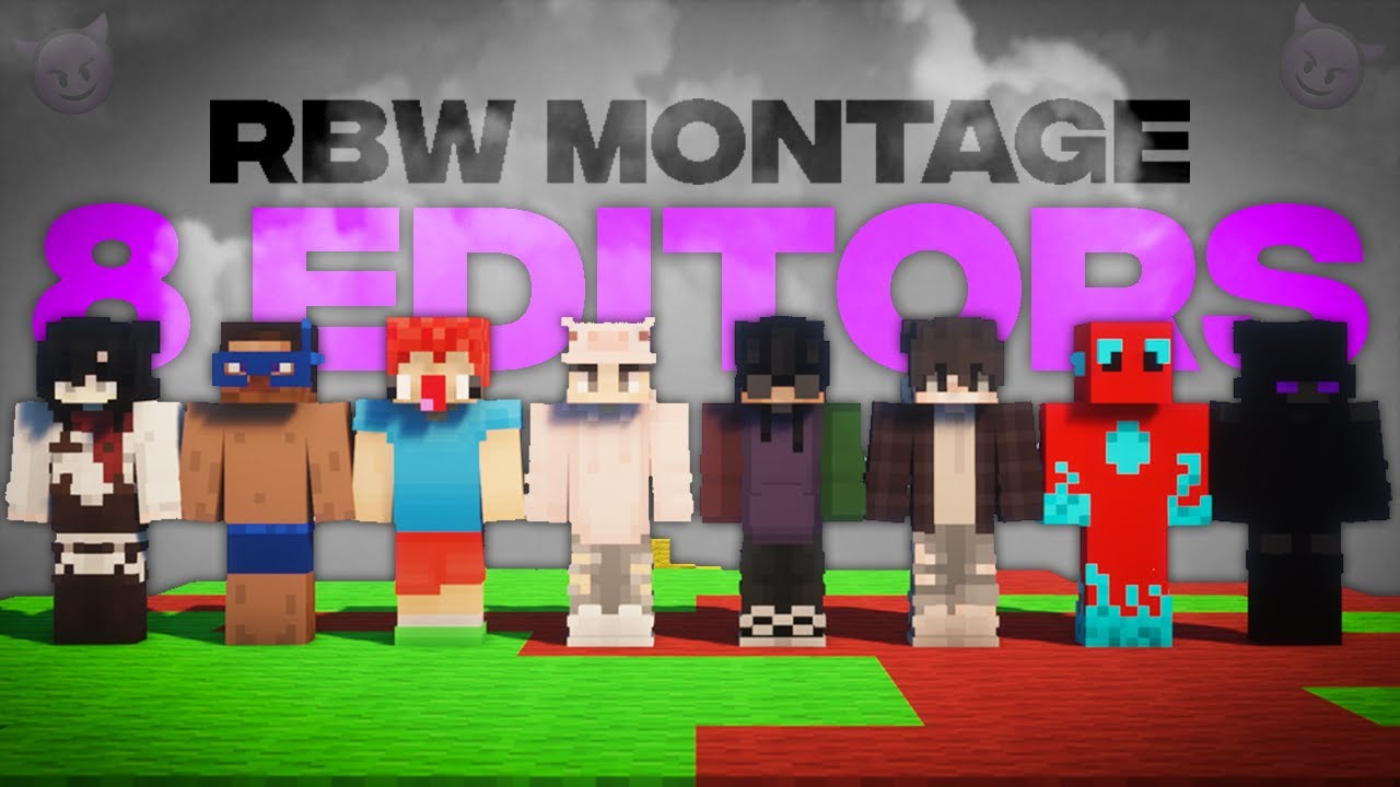 8 EDITOR COLLAB 🥶 [ranked bedwars montage]