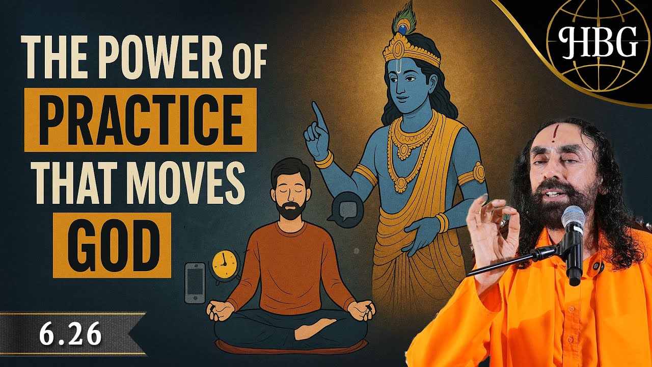 The Power of Practice that Moves God - An UNTOLD Story of Lord Shiva | Swami Mukundananda | BG 6.26