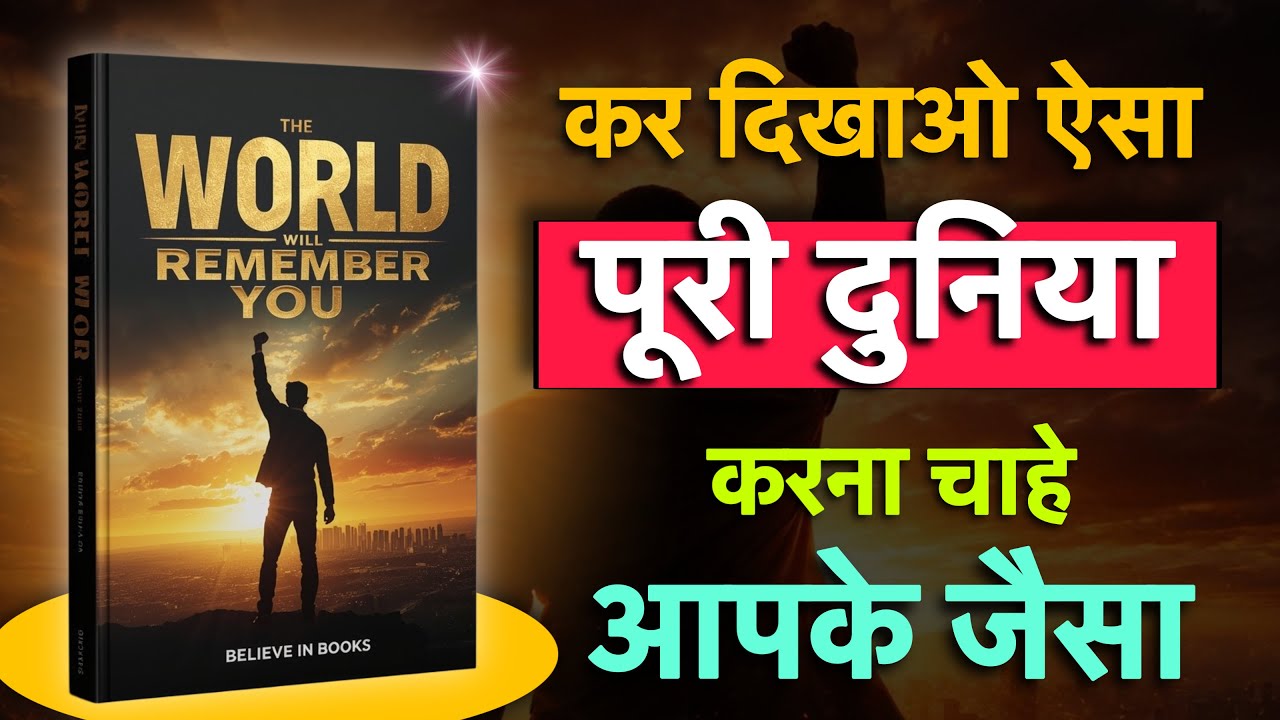 ￼ऐसा करों की दुनिया याद रखे! | will remember you 