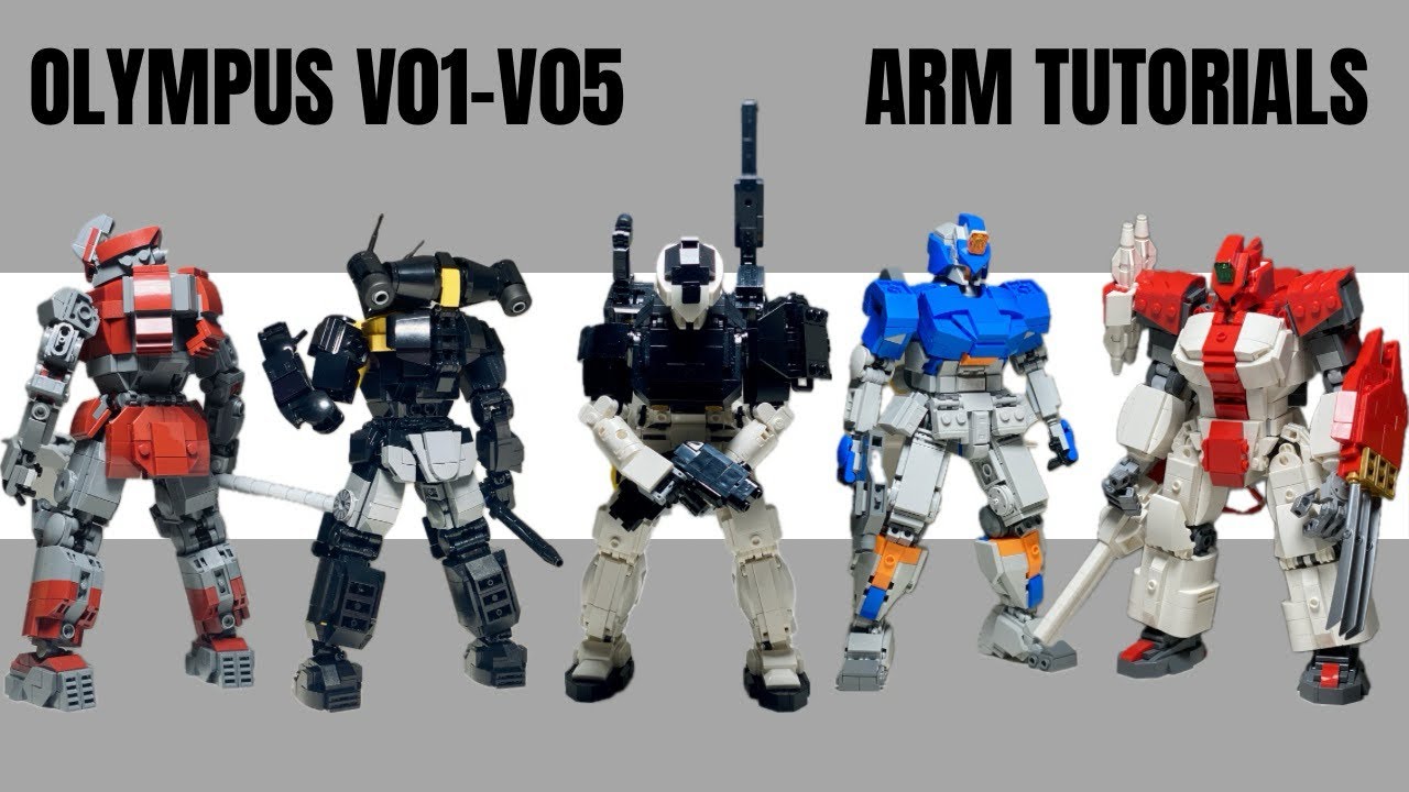 How to Build Arms for MOC LEGO Mechs. Pt.1