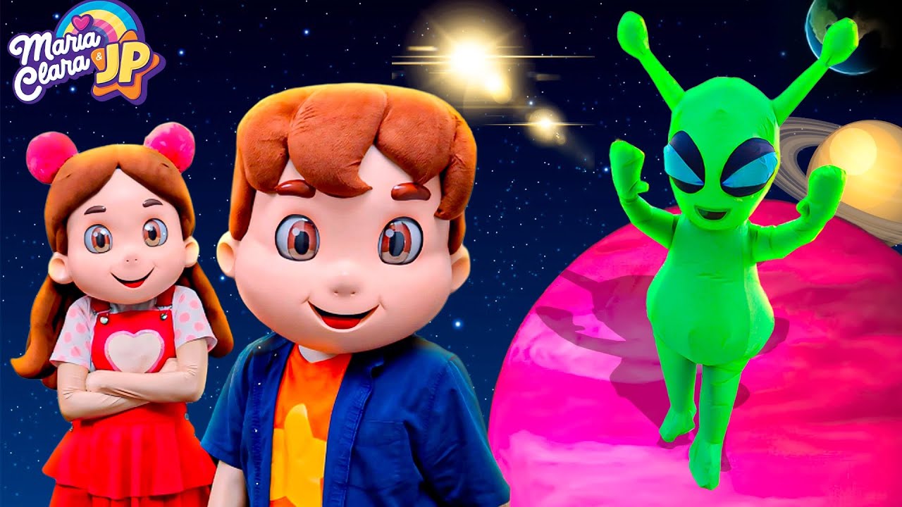 Maria Clara e JP Recebem um Alienígena do Espaço!