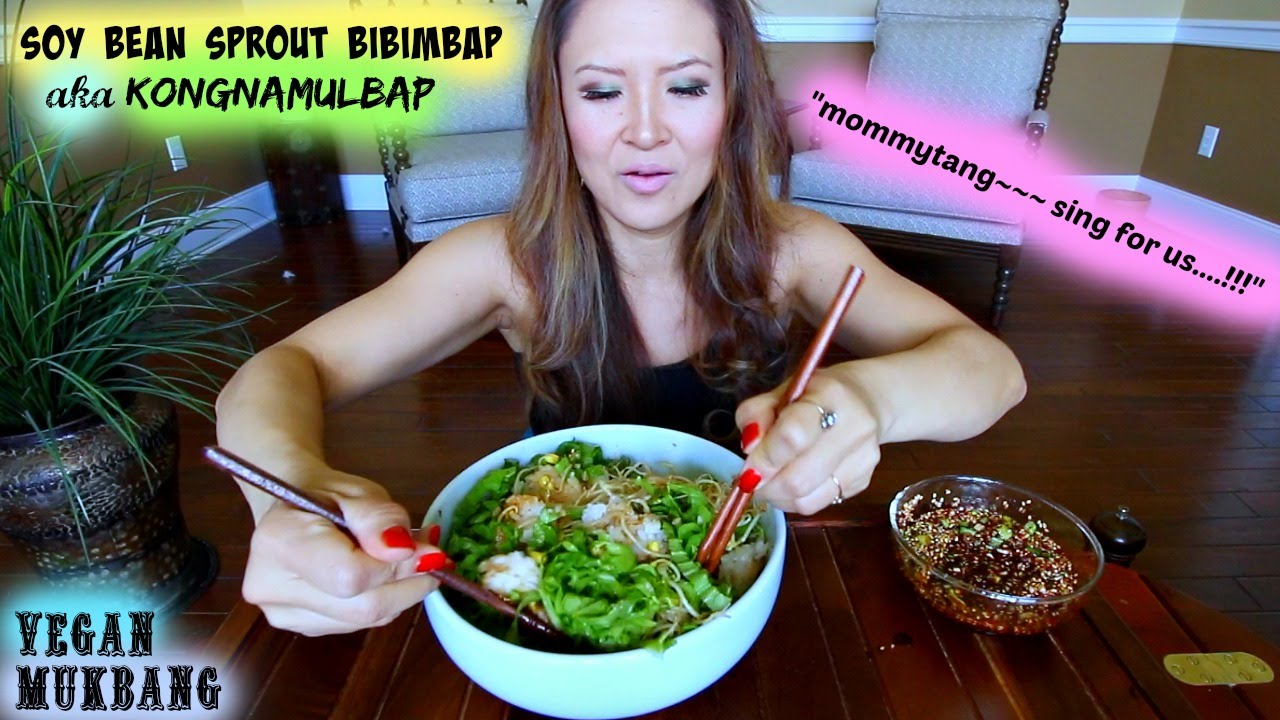 HOMEMADE SOYBEAN SPROUT RICE &bull; Mukbang & Recipe