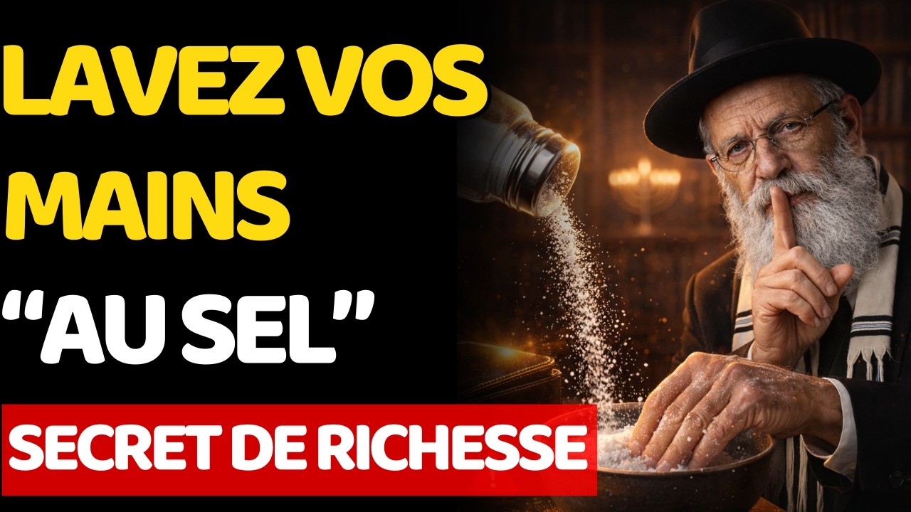 Pourquoi des familles juives se lavent les mains au SEL : le rituel de prospérité que les banques...