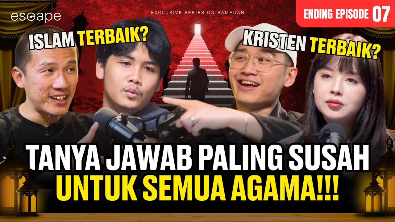 AGAMA TERBAIK DI INDONESIA?! - Escape 7 FINAL EPISODE (ft Felix Siauw, Bintang Emon, Veren Ornela)