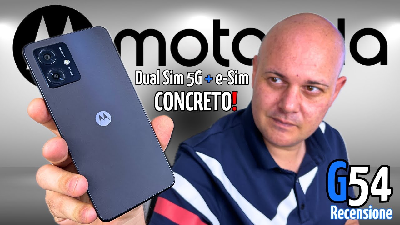 Motorola MOTO G54 5G RECENSIONE - UNICO BEST BUY CONCRETO A 150€ con e-Sim!