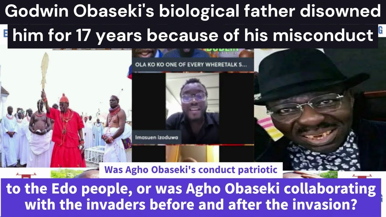 Was Agho Obaseki's conduct patriotic to the Edo people, or was he collaborating with the invaders?