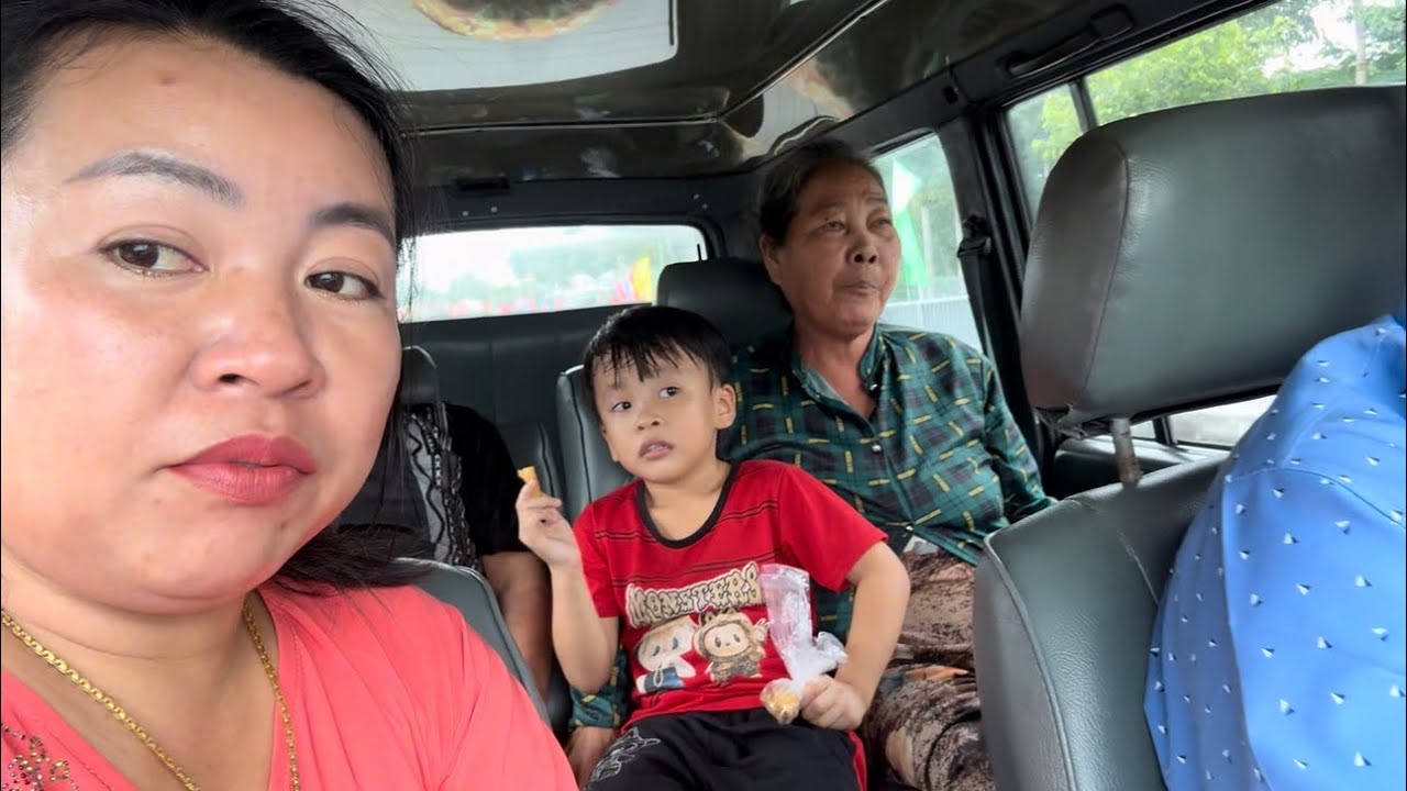 Chuột Được Cha Mẹ Đến Trường Học Đón Chạy Qua Bệnh Viện Rước Ông Nội Xuất Viện Về #ngocdieuvlog