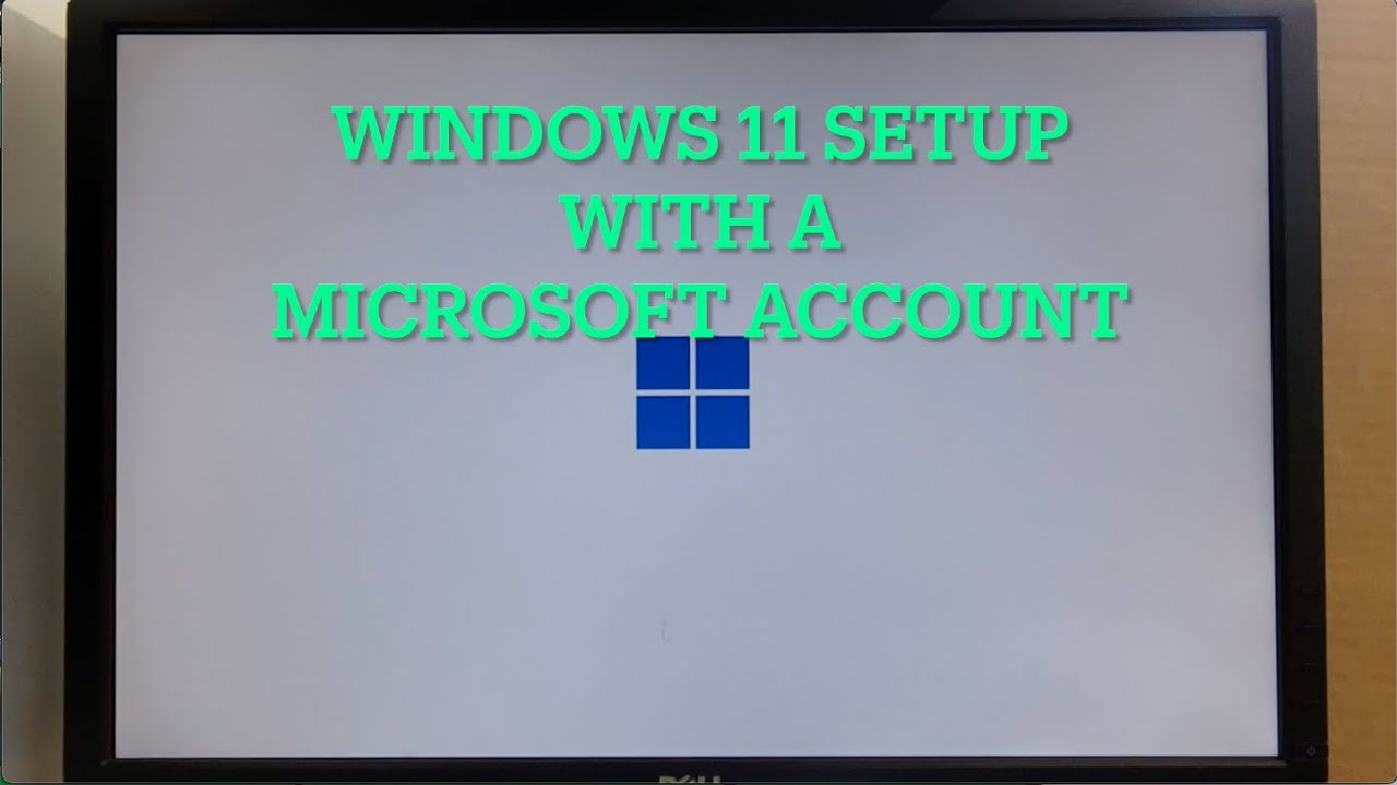 Windows 11 Microsoft User Setup